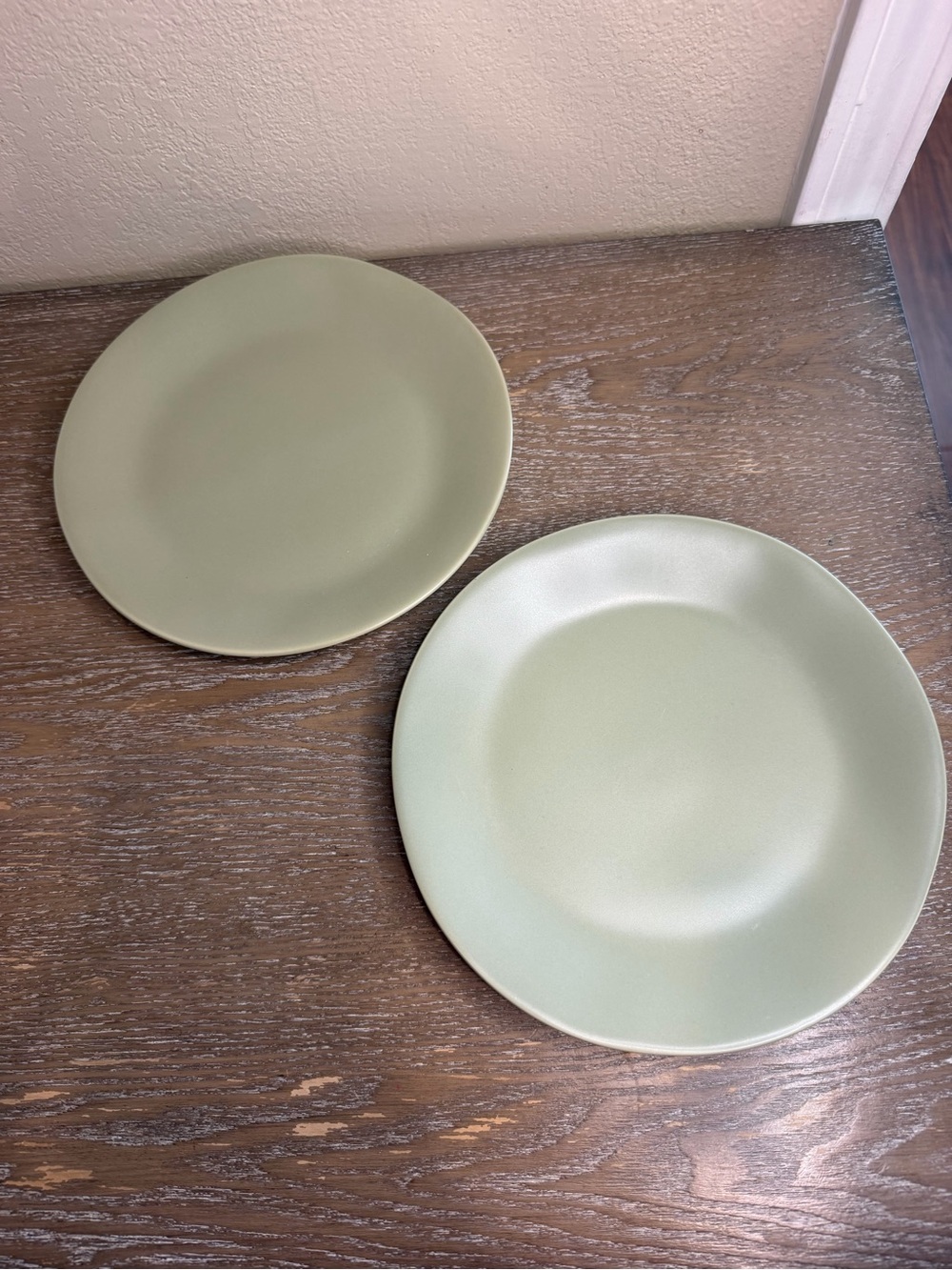 Stoneware Salad Plate Green set of 2 - Threshold